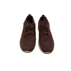 mens sketchers delson 3.0 cicada leather slip on size 9.5